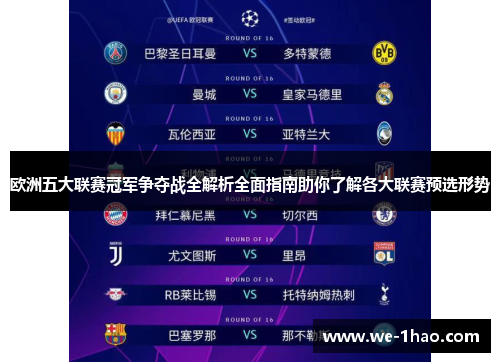 欧洲五大联赛冠军争夺战全解析全面指南助你了解各大联赛预选形势