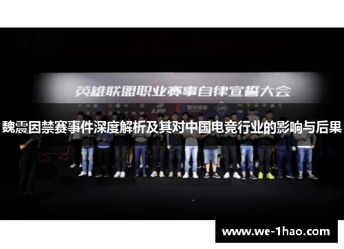 魏震因禁赛事件深度解析及其对中国电竞行业的影响与后果